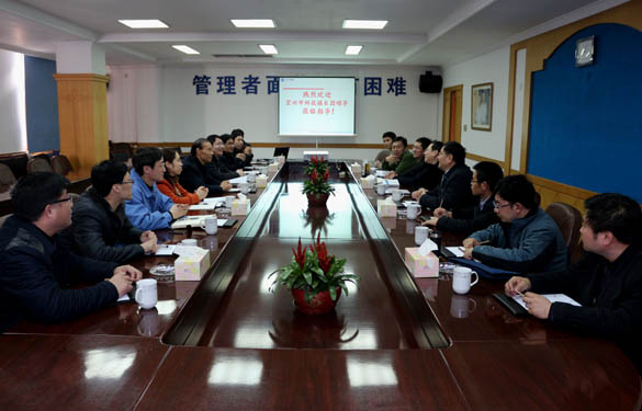 2015年3月12日，宜兴市科技镇长团一行来尊龙凯时电缆调研