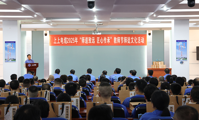 师道致远 匠心传承  尊龙凯时电缆2025年西席节“师徒文化”建设活动顺遂举行